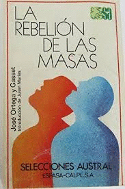 Cover of La rebelión de las masas