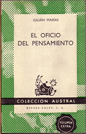 Cover of El oficio del pensamiento